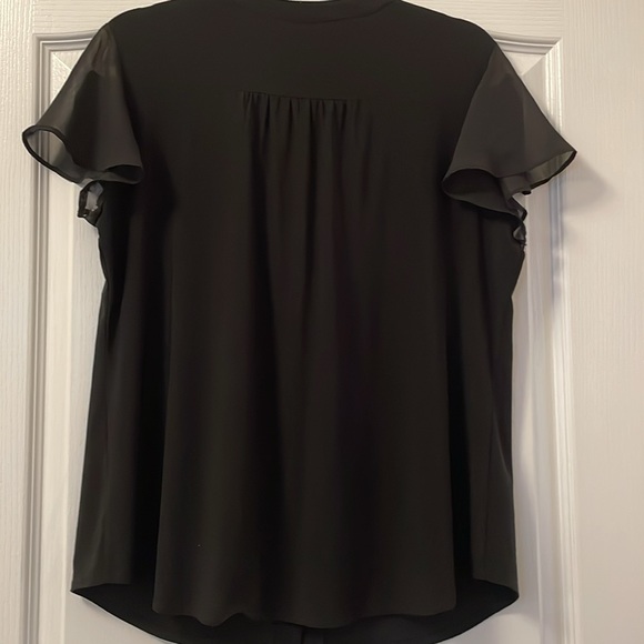 Lds ruffle neck blouse - Picture 6 of 6